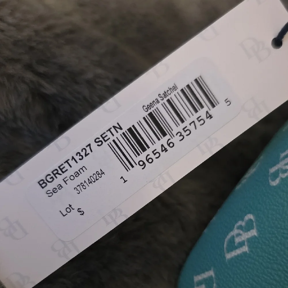 Dooney & Bourke Geena Satchel in seafoam